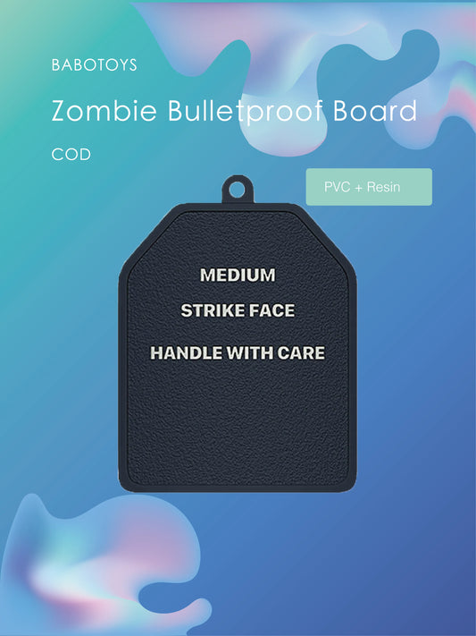 Babotoys Zombie Bulletproof Board Keychain