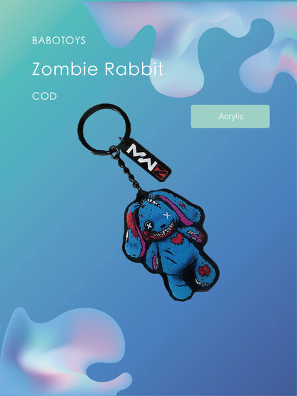 Babotoys Zombie Rabbit Keychain