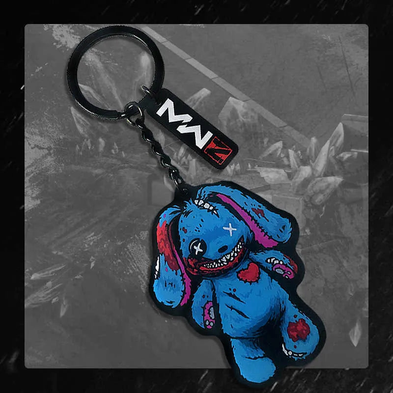 Babotoys Zombie Rabbit Keychain