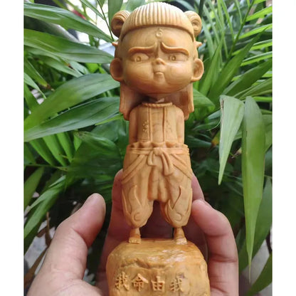 NEZHA Wood Doll